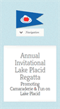 Mobile Screenshot of lakeplacidregatta.com