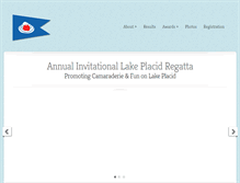 Tablet Screenshot of lakeplacidregatta.com